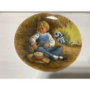 1980 "Little Boy Blue" by John Mc Clelland  Mother Goose Plate